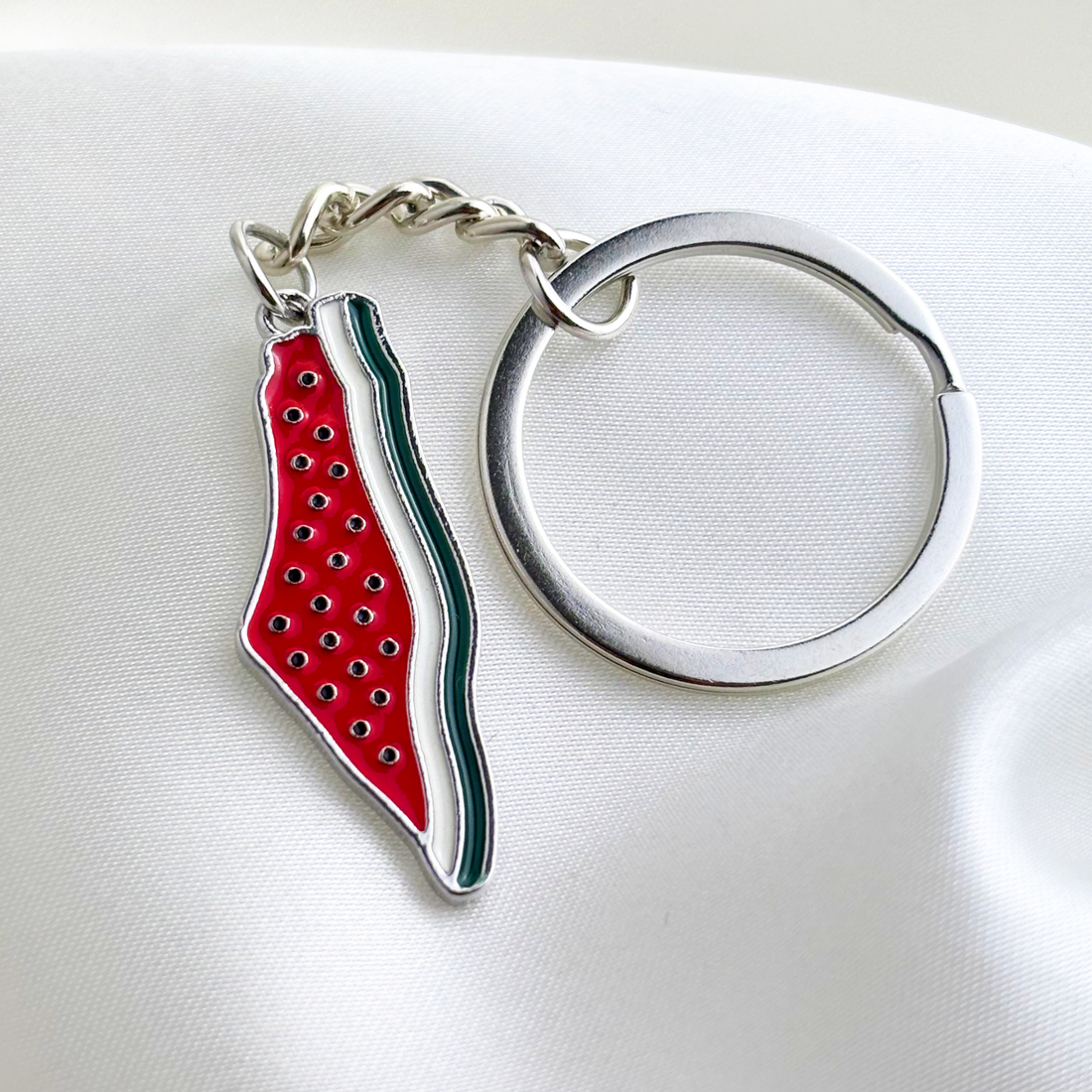 Palestine Watermelon Keychain