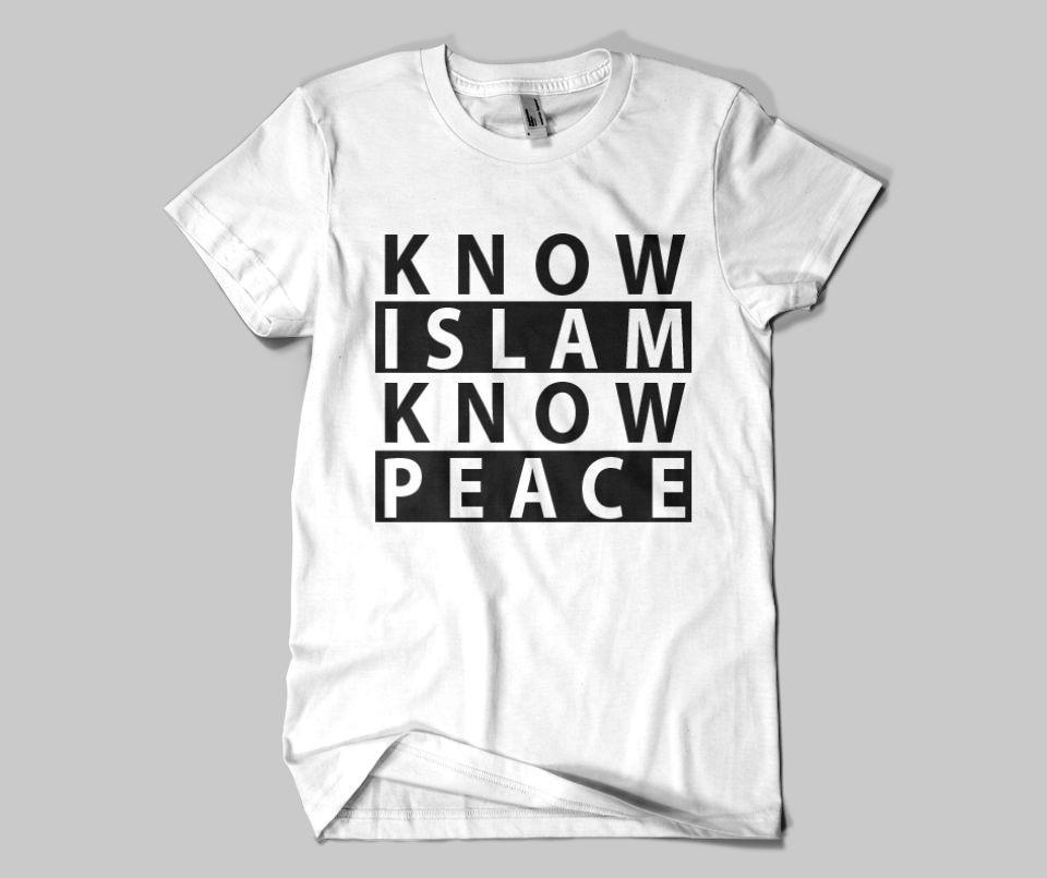 Know Islam Know Peace  T-shirt - GetDawah Muslim Clothing