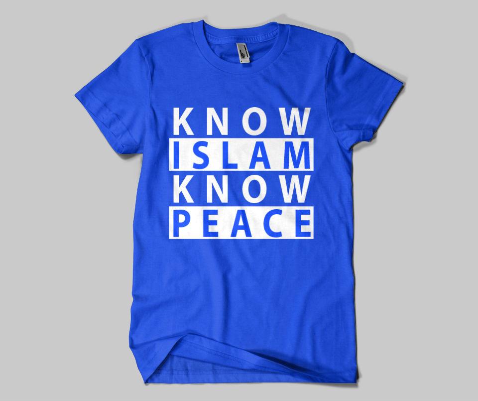 Know Islam Know Peace  T-shirt - GetDawah Muslim Clothing