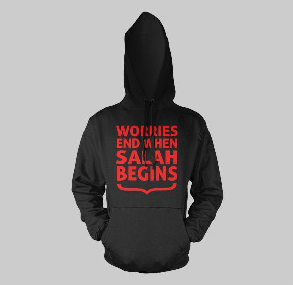 When Salah Begins Hoodie - GetDawah Muslim Clothing