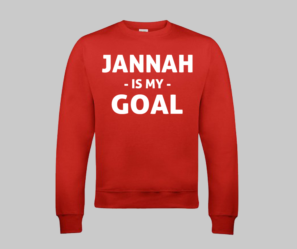 Jannah is my Goal Sweatshirt - GetDawah Muslim Clothing