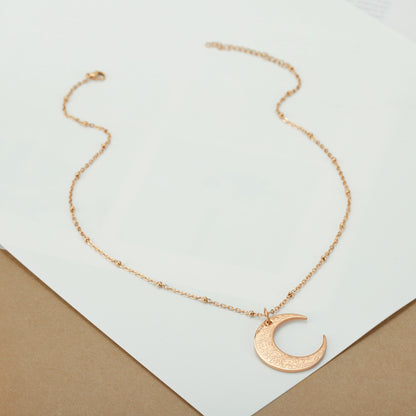 Crescent Moon Necklace | Arabic Moon Necklace | Getdawah