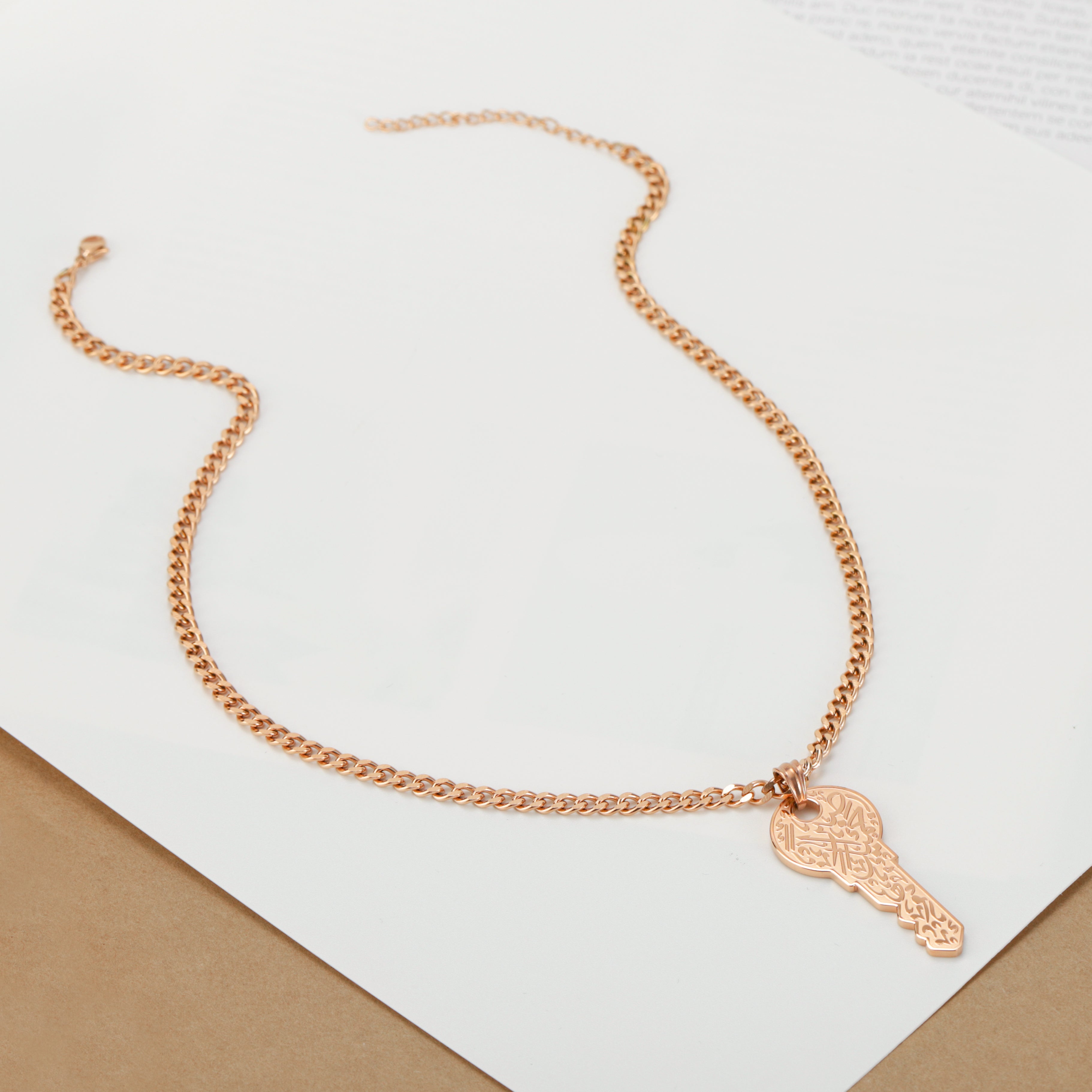 Key Pendant Necklace | Patience Necklace | Getdawah