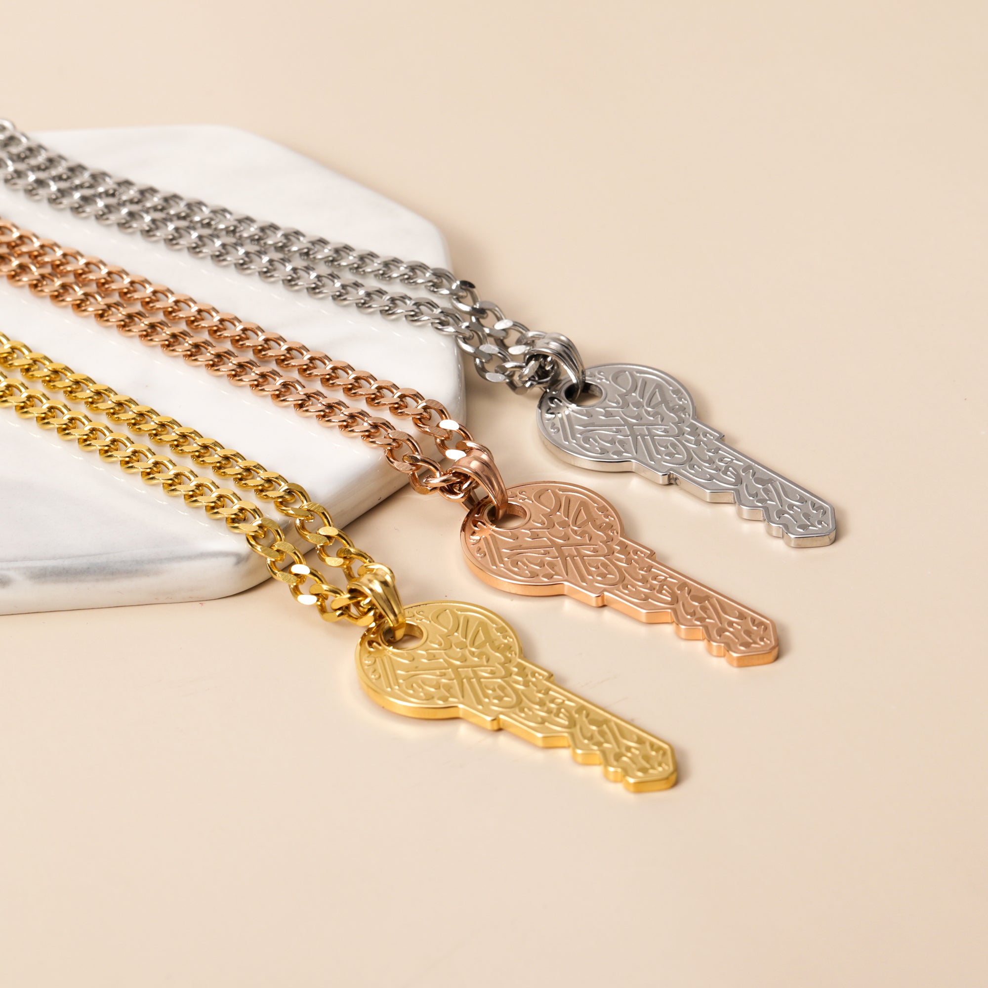 Key Pendant Necklace | Patience Necklace | Getdawah