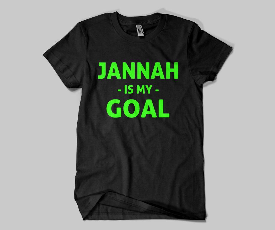Jannah Is My Goal T-shirt - GetDawah Muslim Clothing
