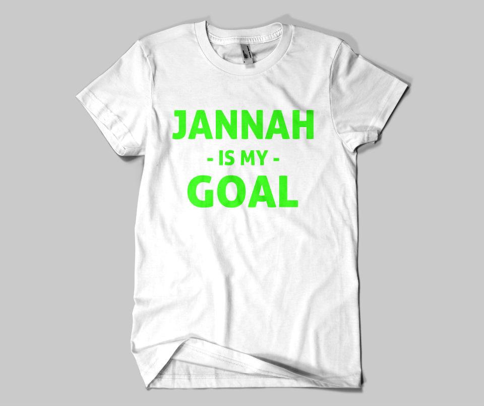 Jannah Is My Goal  T-shirt - GetDawah Muslim Clothing