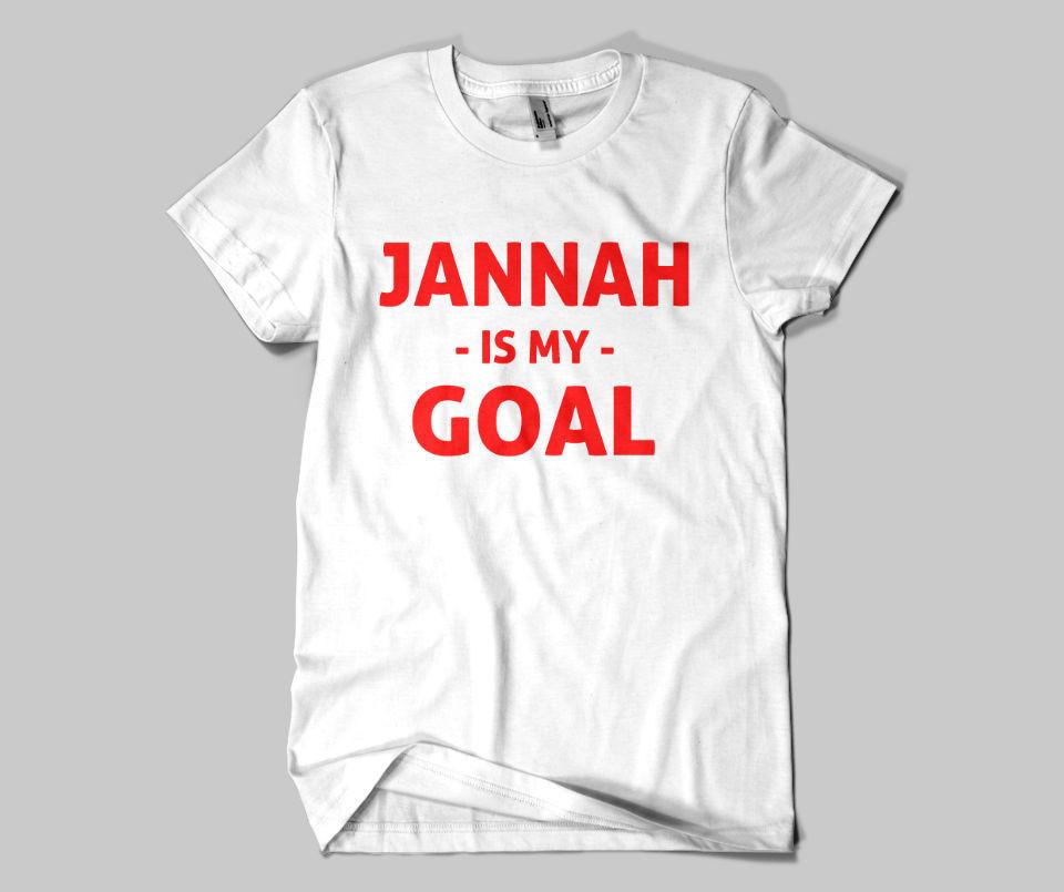 Jannah Is My Goal  T-shirt - GetDawah Muslim Clothing