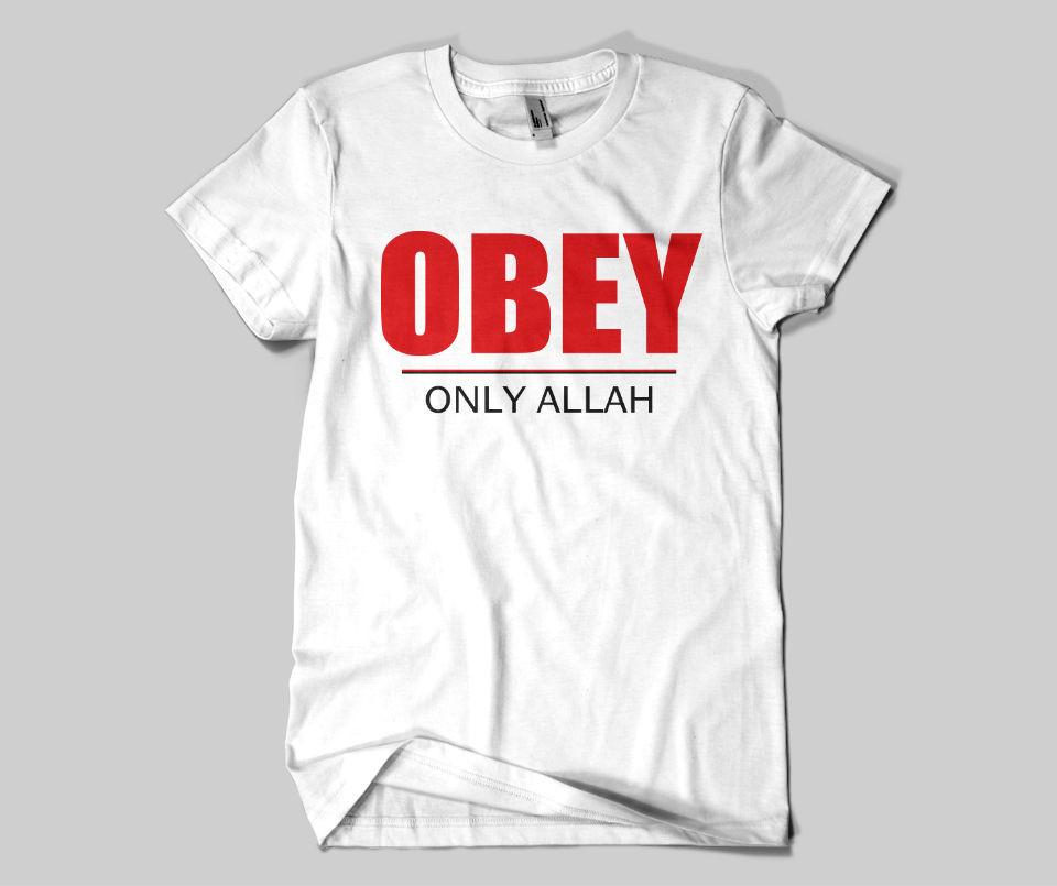 Obey Only Allah T-shirt - GetDawah Muslim Clothing