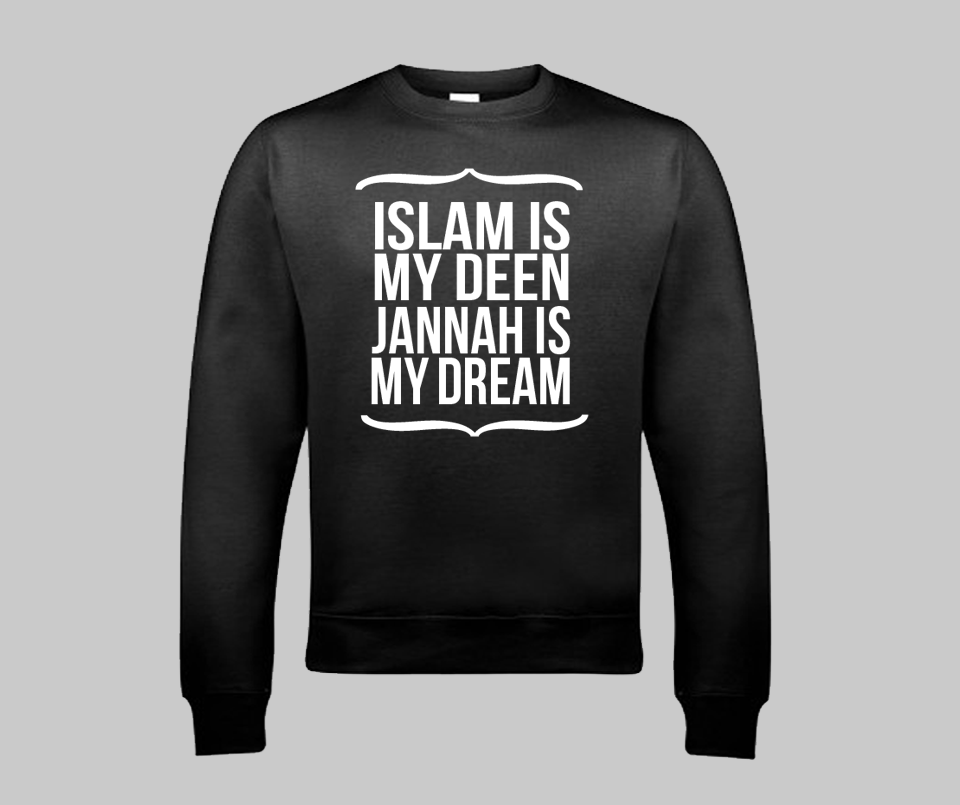 Islam is my Deen Sweatshirt - GetDawah Muslim Clothing