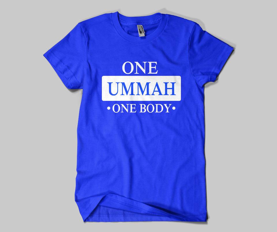 One Ummah One Body T-shirt - GetDawah Muslim Clothing