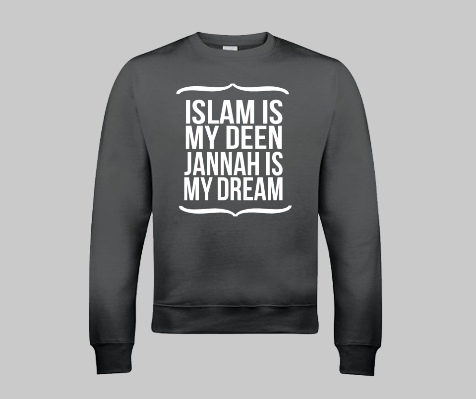 Islam is my Deen Sweatshirt - GetDawah Muslim Clothing