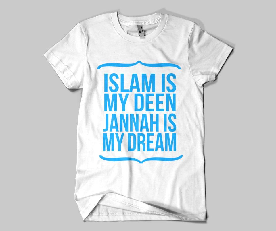 Islam Is My Deen T-shirt - GetDawah Muslim Clothing