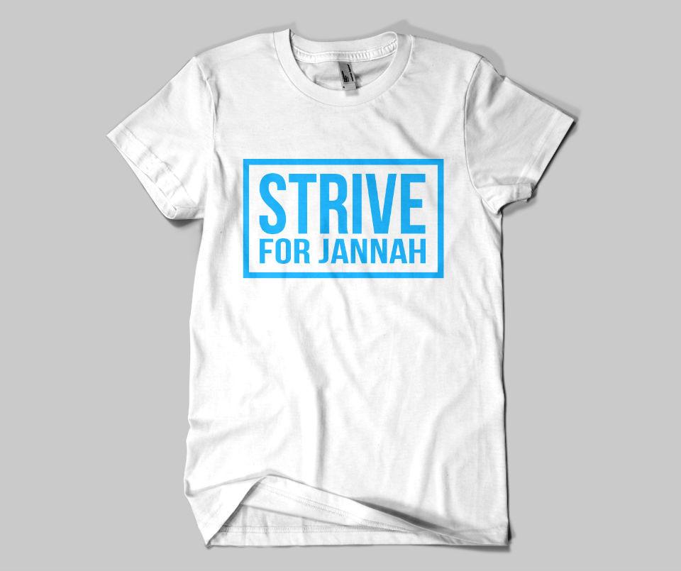 Strive For Jannah T-shirt - GetDawah Muslim Clothing