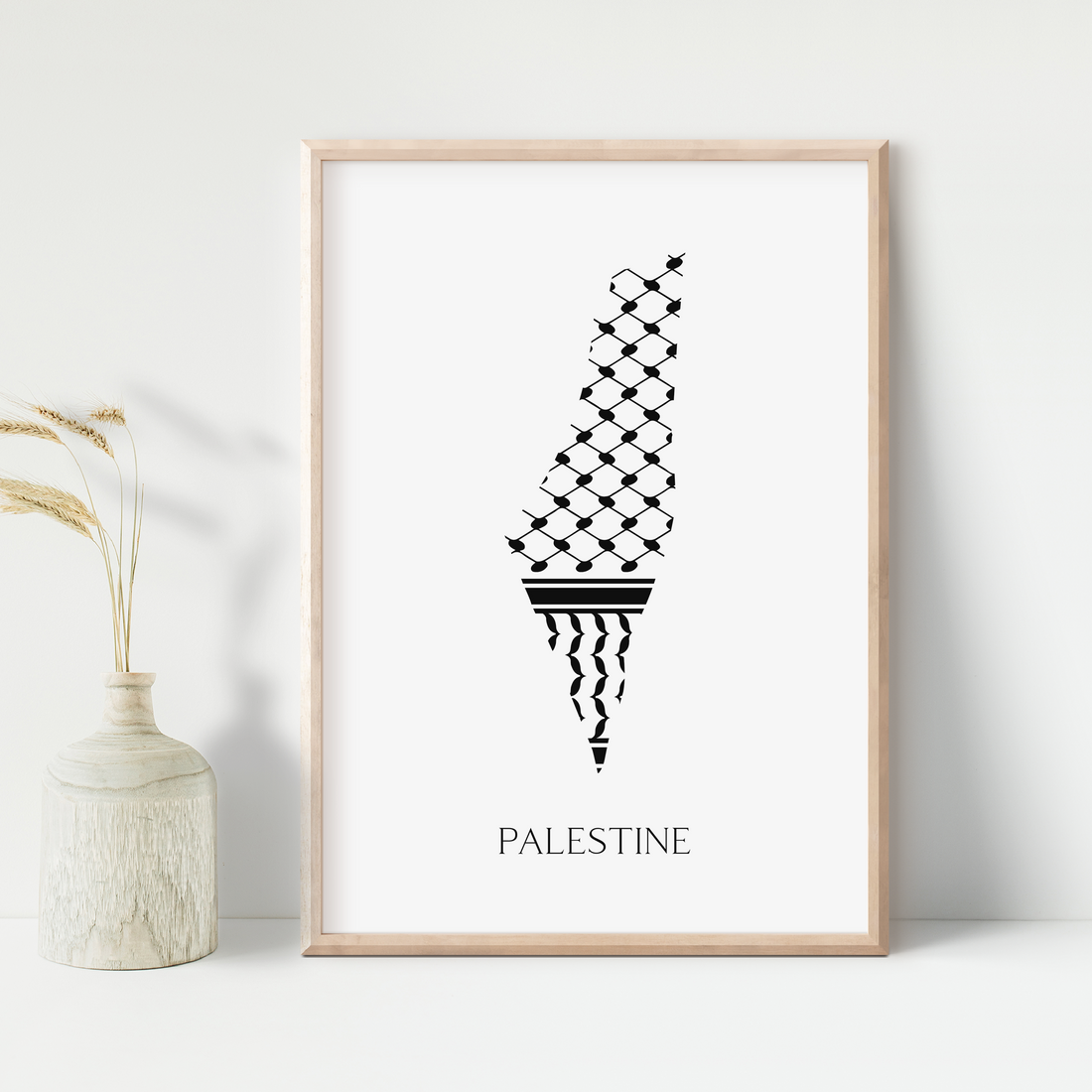 Palestine Keffiyeh Wall Art