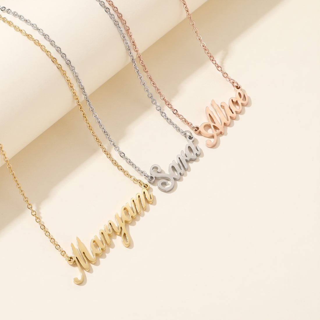 Custom English Name Necklace