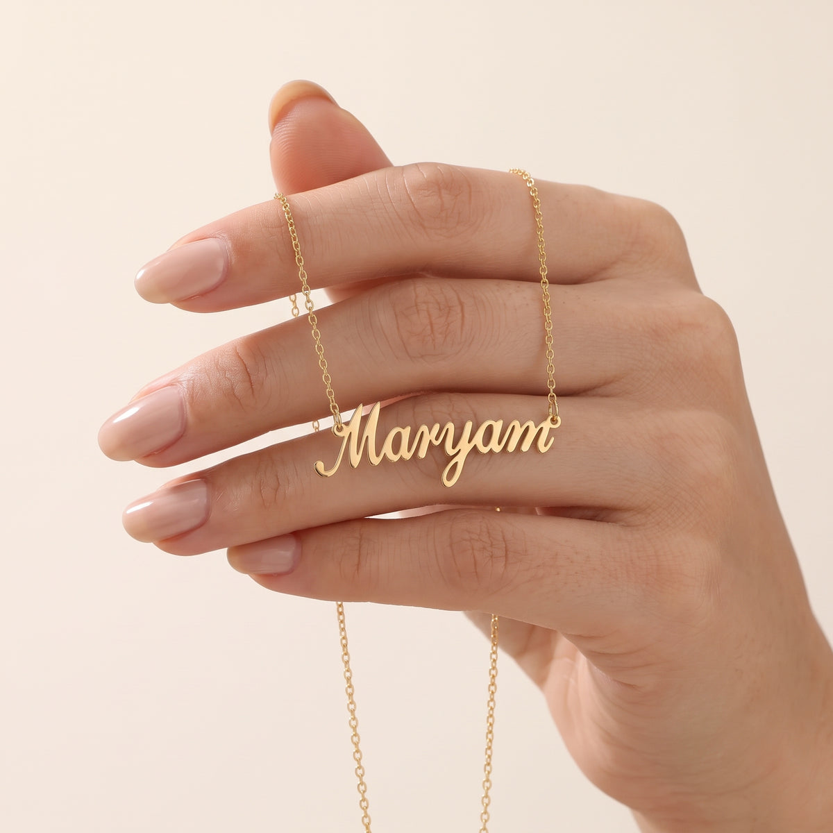 Custom English Name Necklace