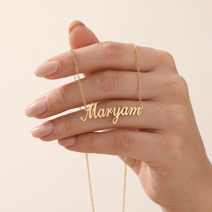 Custom English Name Necklace