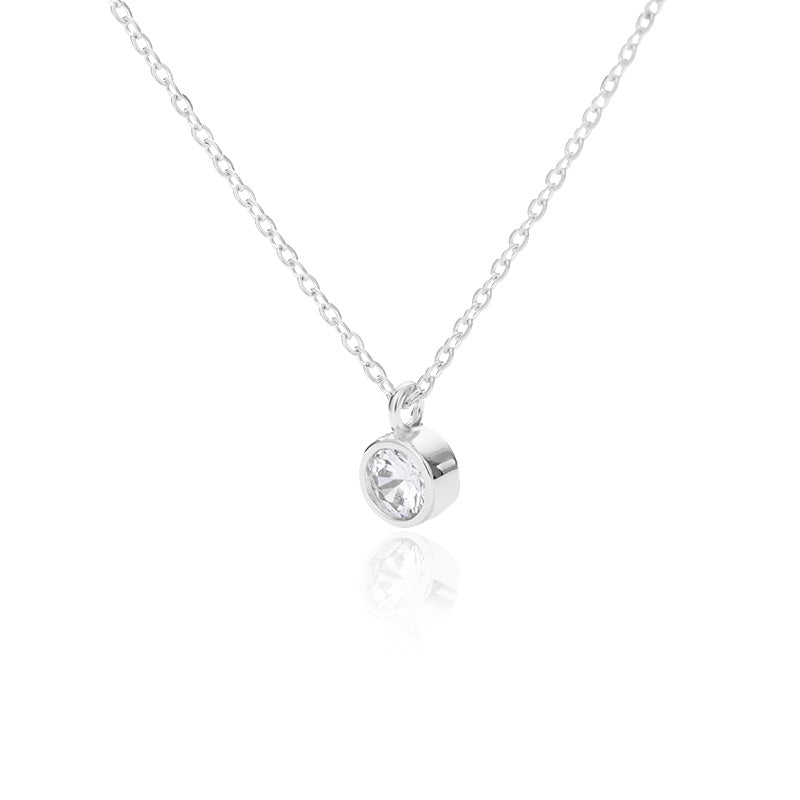 Zircon Charm Necklace
