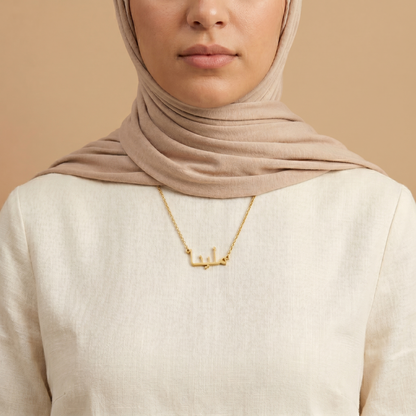 Mellina (ملينا) in Arabic Name Necklace