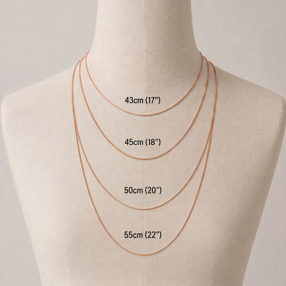 Personalisierte Halskette mit arabischem Namen in Roségold