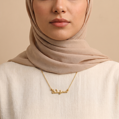 Seda in Arabic Calligraphy Name Necklace