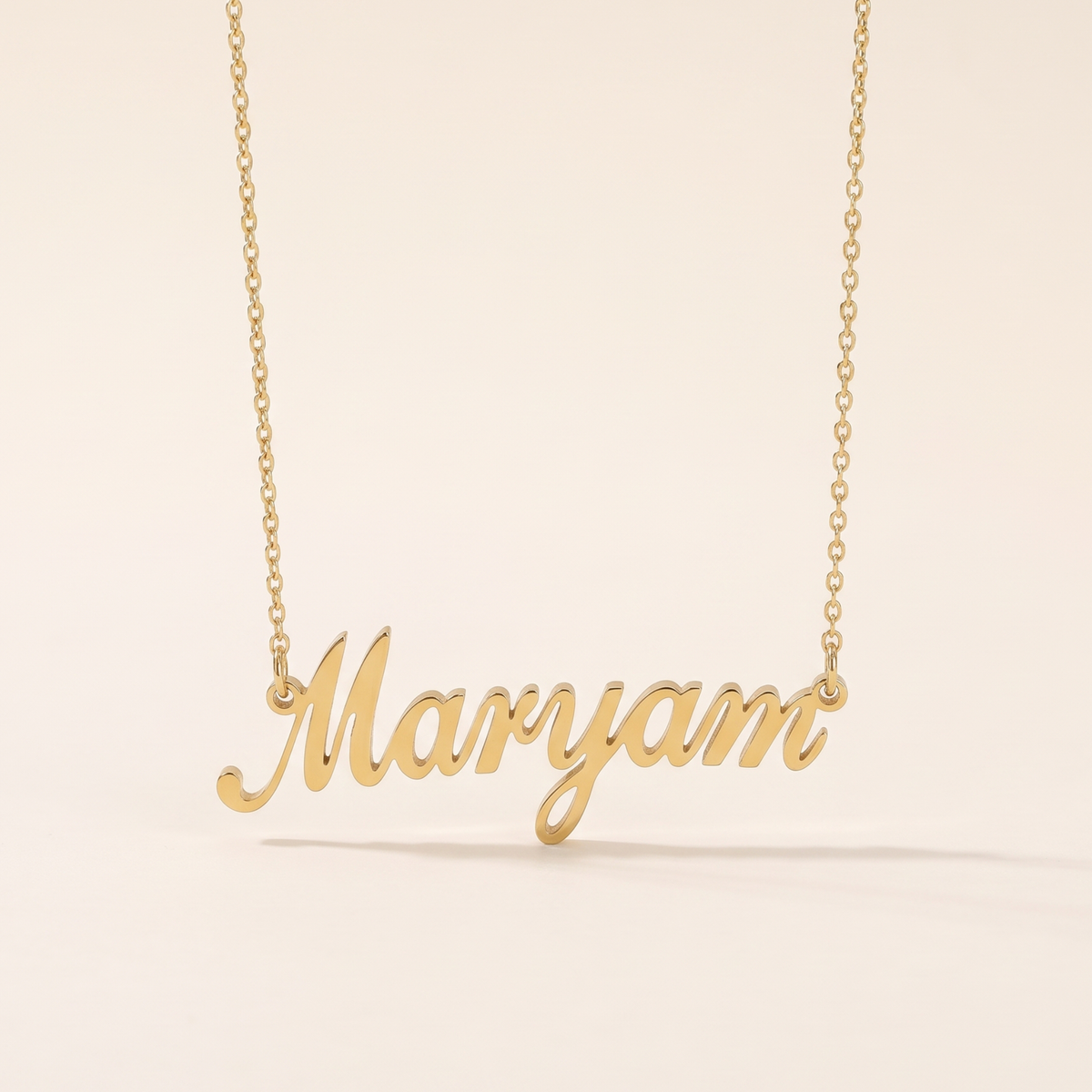 Custom English Name Necklace