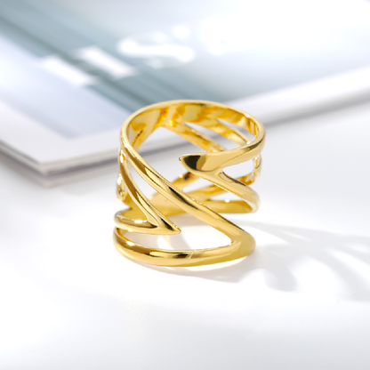 Vintage Geometry Ring | FREE