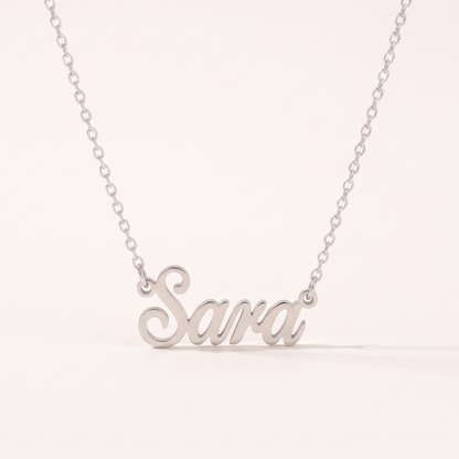 Custom English Name Necklace