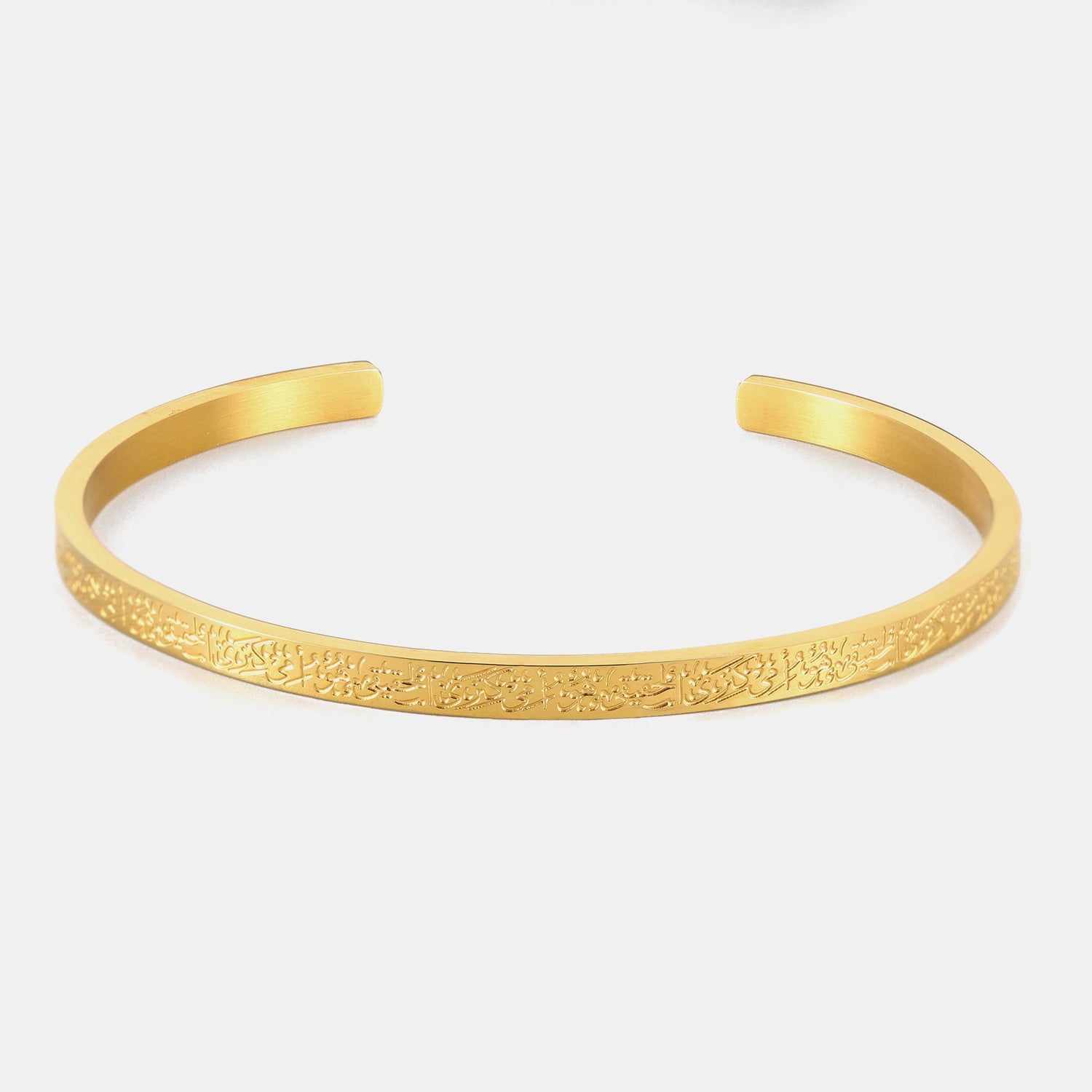 &quot;My True Treasure is my Mother&quot; | Calligraphy Cuff Bangle