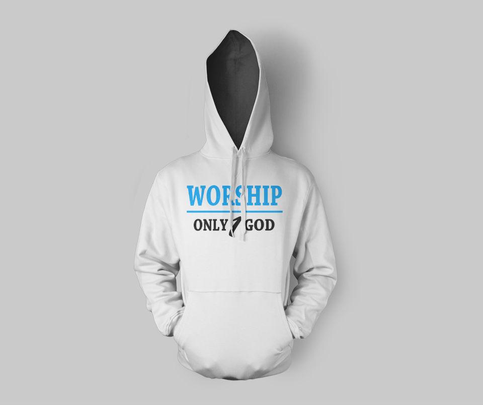 Worship Only 1 God Hoodie - GetDawah Muslim Clothing