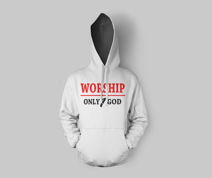 Worship Only 1 God Hoodie - GetDawah Muslim Clothing