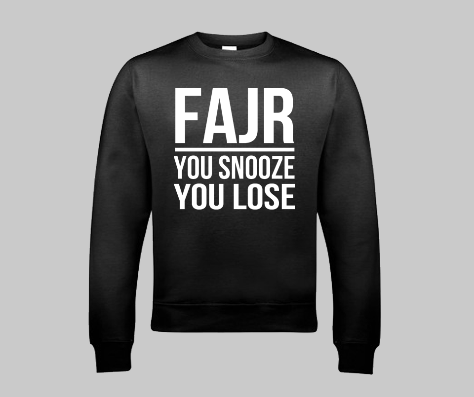 Fajr Sweatshirt - GetDawah Muslim Clothing