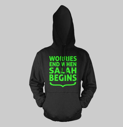 When Salah Begins Hoodie - GetDawah Muslim Clothing