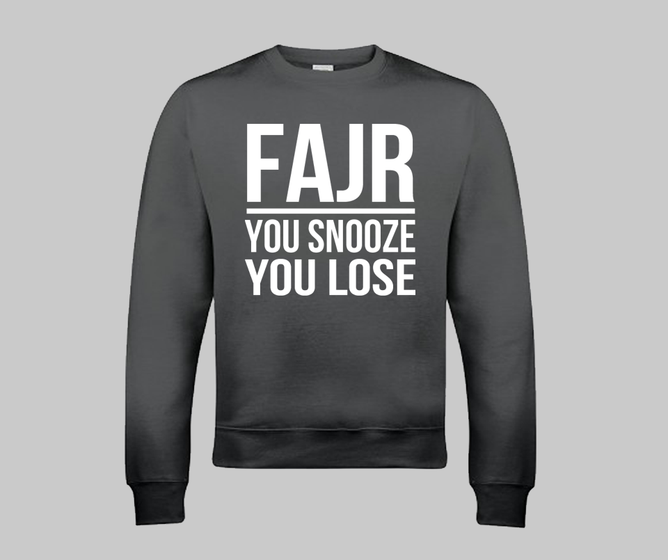 Fajr Sweatshirt - GetDawah Muslim Clothing
