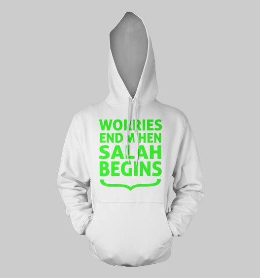 When Salah Begins Hoodie - GetDawah Muslim Clothing