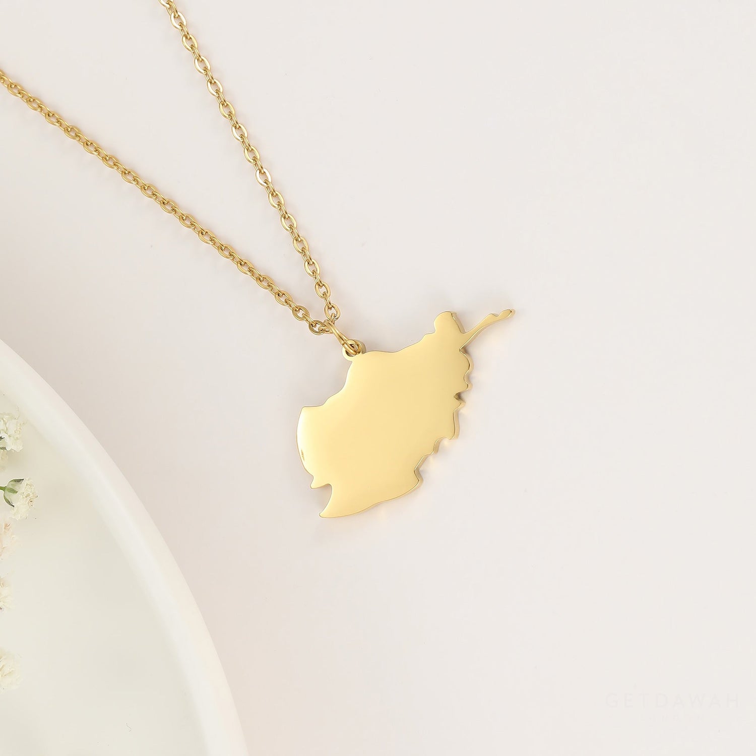 Country Map Necklace | Country Necklace | Getdawah