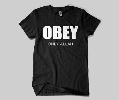 Obey Only Allah T-shirt - GetDawah Muslim Clothing