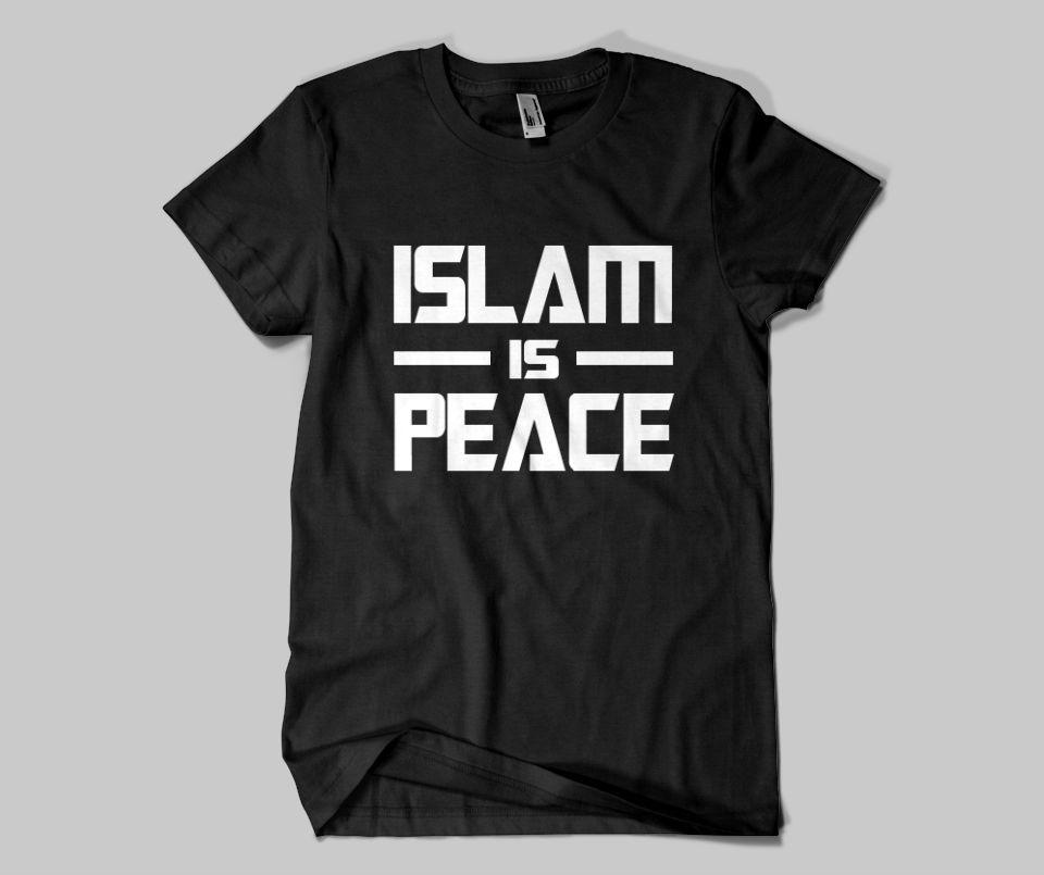 Islam Is Peace T-shirt - GetDawah Muslim Clothing