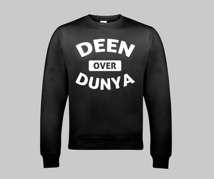 Deen Over Dunya Sweatshirt - GetDawah Muslim Clothing