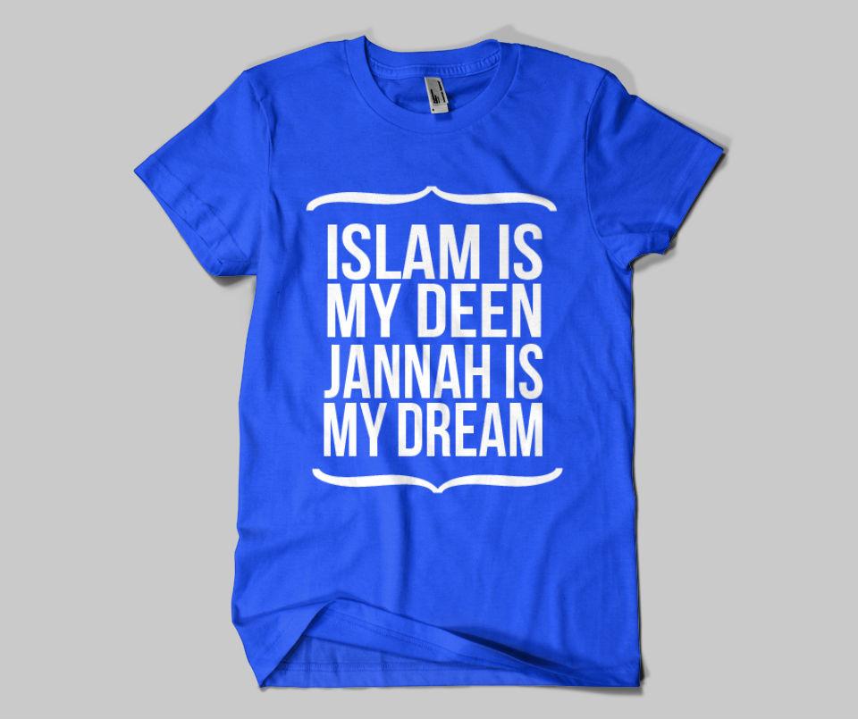 Islam Is My Deen T-shirt - GetDawah Muslim Clothing