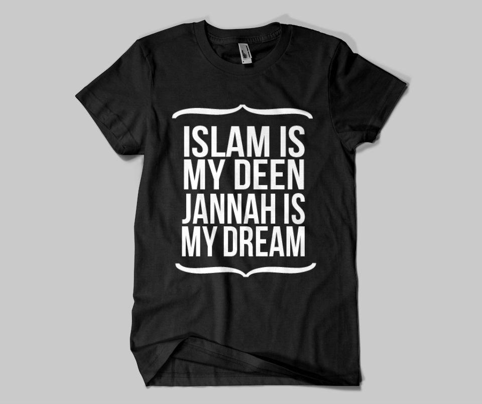 Islam Is My Deen T-shirt - GetDawah Muslim Clothing