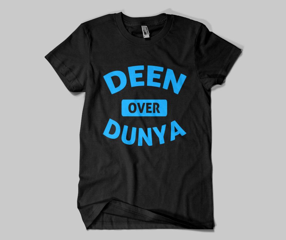 Deen Over Dunya T-shirt - GetDawah Muslim Clothing
