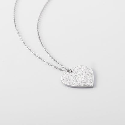 &quot;Love Yourself First&quot; Heart Necklace