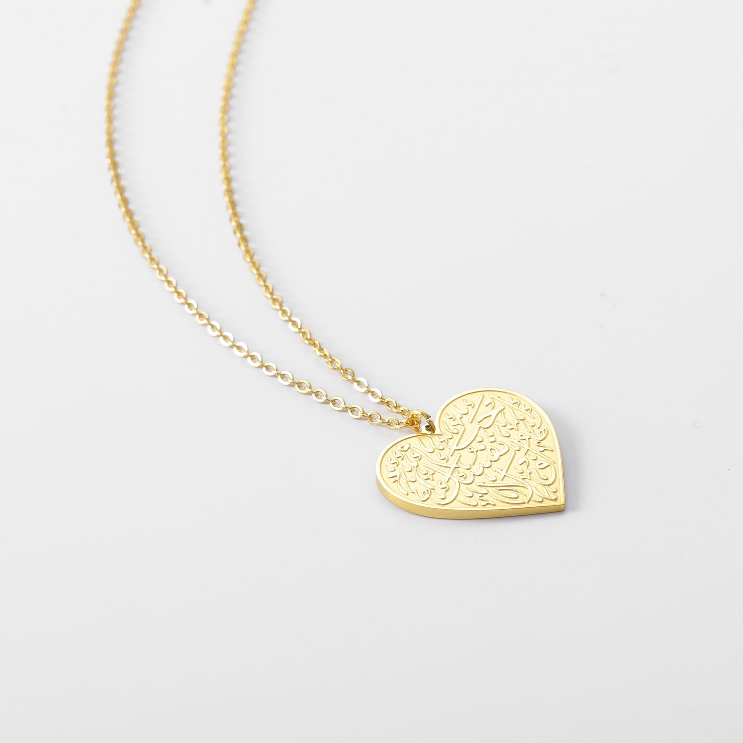 &quot;Love Yourself First&quot; Heart Necklace