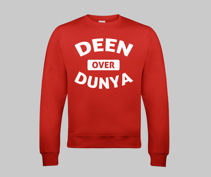 Deen Over Dunya Sweatshirt - GetDawah Muslim Clothing