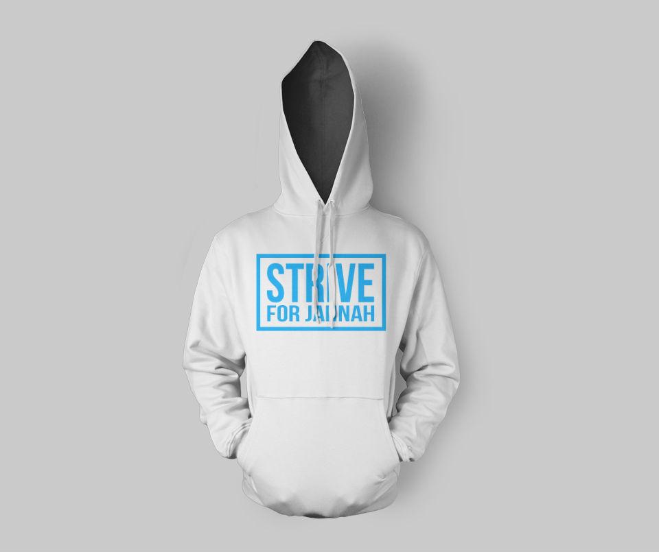 Strive4Jannah Hoodie - GetDawah Muslim Clothing