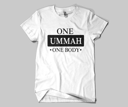 One Ummah One Body T-shirt - GetDawah Muslim Clothing