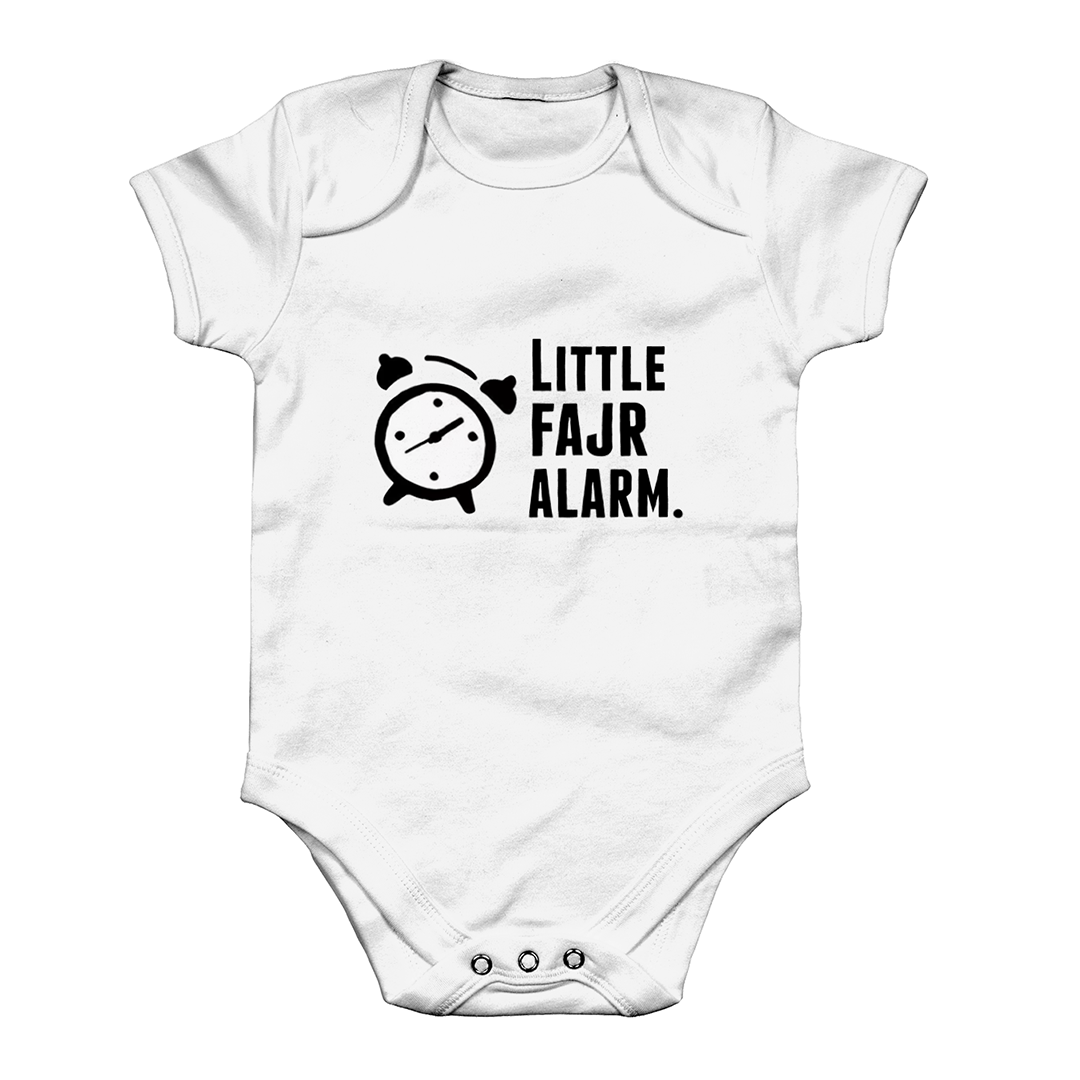 Little Fajr Alarm - Baby Grow - GetDawah Muslim Clothing