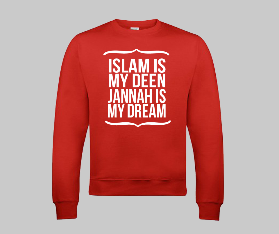 Islam is my Deen Sweatshirt - GetDawah Muslim Clothing