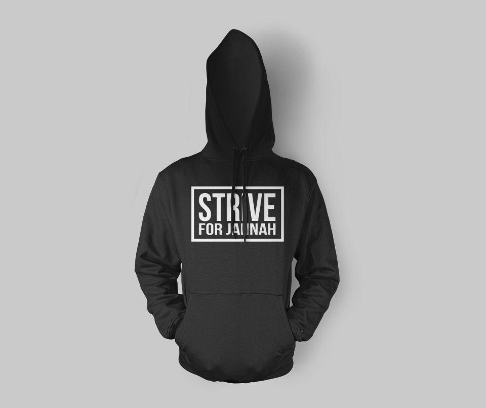 Strive4Jannah Hoodie - GetDawah Muslim Clothing
